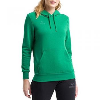 Hoodie Erima Basic Verde 36 para mujer