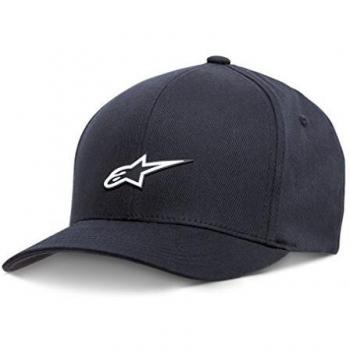 Männer‑Form‑Cap Alpinestars – Schwarz – S/M
