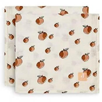 Jollein Swaddle Tücher Hydrofiel 2er Pack Peach
