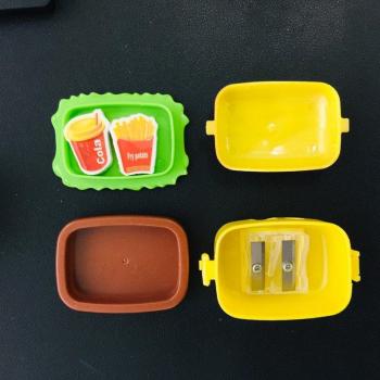 Taille-crayon Hamburger pour enfants