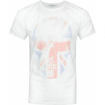 Junk Food Herren-T-Shirt mit britischem Totenkopf