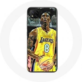 Coque Flexible Maniacase Redmi 9C – Kobe Bryant Lakers 8 NBA Noir
