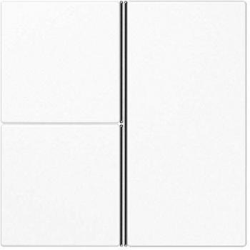 JUNG LS403TSAWW Tastensatz komplett 3-fach, Taster + Schalter, Weiss
