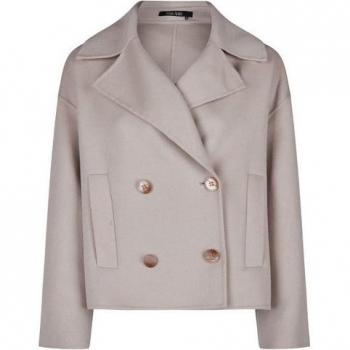 Echte Double‑Face Jacke – MARC AUREL, Weiß, 38