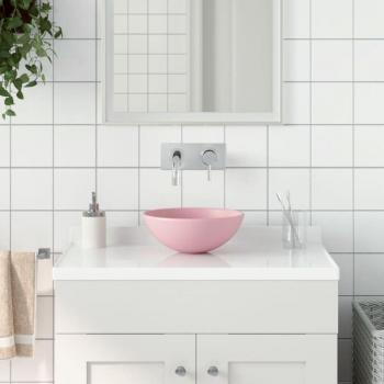 Lavabo Cerámico Rosa para Baño Maison du'Monde
