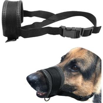 Adjustable Canine Muzzle for Barking and Eating Prevention