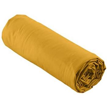 Sérénité Drap Housse 140x190 cm – Percale, 78 fils – Curry Unis