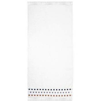 Toalla Jacquard Alboran Rustic Shapes 100 x 150 Blanco
