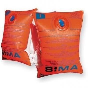 Fashy Sima Orange Swim Arm Bands – 4‑Pack, Large