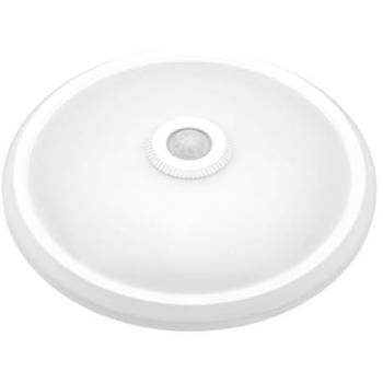 Aplique led redondo sensor ip20 matel 16w fría