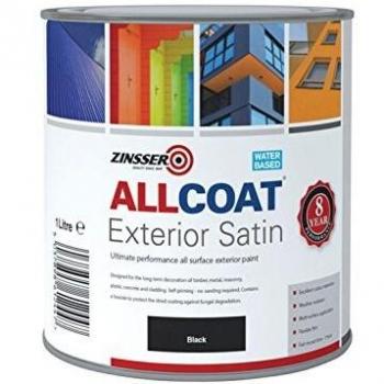 Zinsser AllCoat Exterior Multi-Surface Water-Based Matt/Satin/Gloss 1L/2.5L/5L