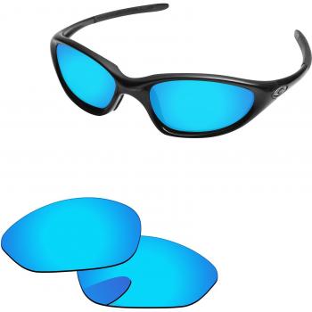 Replacement Ice Blue Mirror Polarized Lenses for Twenty XX 2000