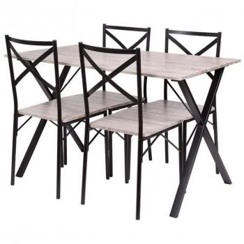 Ensemble De 1 Table Avec 4 Chaises
