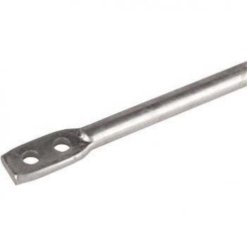 Dehn + Soehne Erdeinführungsstange 101150 – 1,5 m Flachlappen, 16 mm Durchmesser