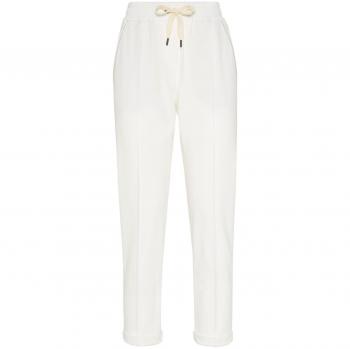 Sleek Natural Brown Sweatpants – Brunello Cucinelli Women, Size Small