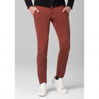 Herren-Chino „Slim JannoTZ“ (TIMEZONE) – Größe 33/34, Länge 34 cm, Rot