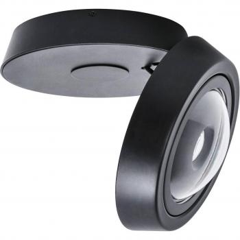 Megatron Solo Movement LED Ceiling Spotlight, Black