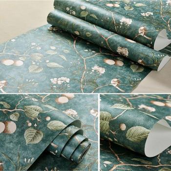 Tierra Verde: Papel Tapiz Peeling y Pegado con Motivo de Helecho