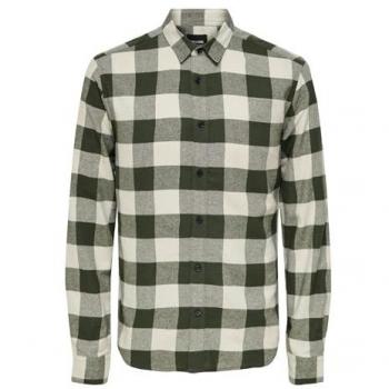 Camicia Unisex Only & Sons Ecru-Verticcio
