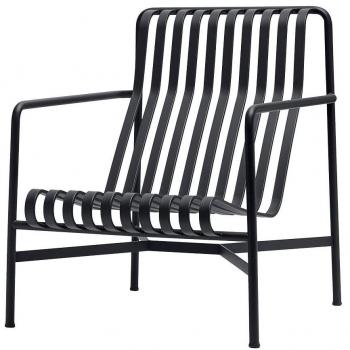 HAY Palisade Lounge Stuhl – Anthrazit Pulverbeschichtung