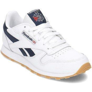 Sneaker Reebok Classic Leather Junior Bianco / Navy / Gomma EU 34 1/2