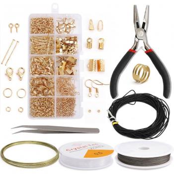 Set Artesano Joyería Básica con 10 Rejillas