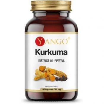 Yango Cúrcuma Extra: Com Piperina – 60 Cápsulas
