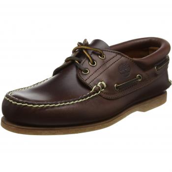 Timberland Classic Boat FTM 2 Eye Herren Halbschuhe, Braun (Brown Smooth), 46
