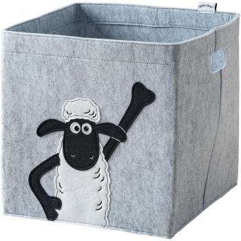 Lifeney Handgemachte Aufbewahrungsbox „Shaun“ – Filz, 30 cm