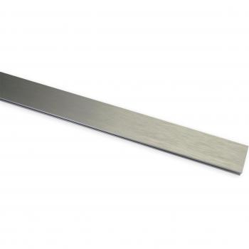 Rechteckige Gardinenstange Matteo mit Innenlauf, Aluminium