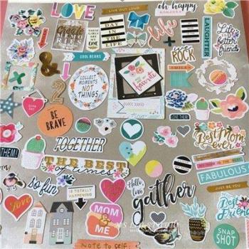 Pegatinas para fabricación de tarjetas