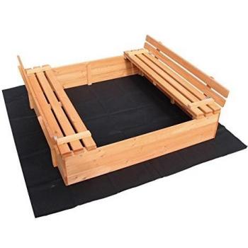 Sabbiera 98x98x21 cm con 2 panche