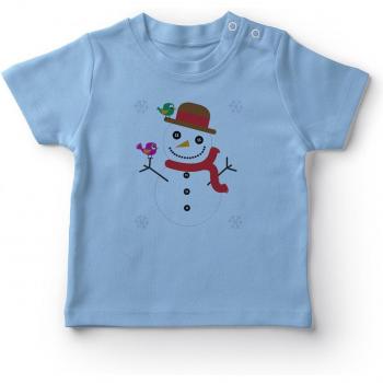 Azul Nieve Bebé Camiseta de Niños