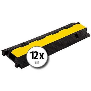 12x Pronomic Kabelbrücke 1-Kanal Protector 1-100