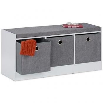 Porta Scarpe Panca Relaxdays 46×102×32 cm