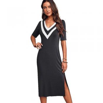 Robe courte femme patchwork Nice-forever