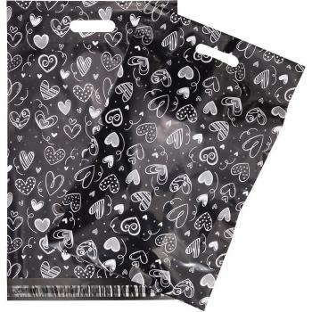 50pcs Heart Design Padded Courier Bags