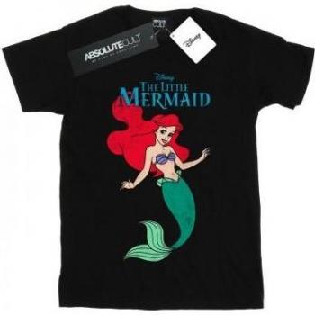 Disney The Little Mermaid Ariel Cotton Boyfriend T-Shirt XL white