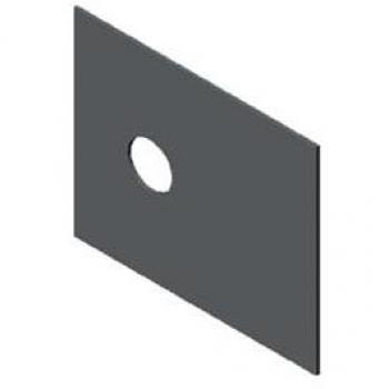 Piastra Isolante Silicona Alutronic 17,5 mm