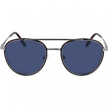 Lacoste Signature Silver Frame Sunglasses – L258S 045, 53mm