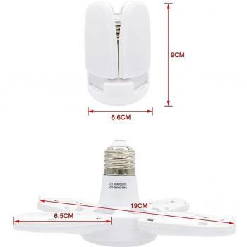 Adjustable Angle E27 LED Garage Light