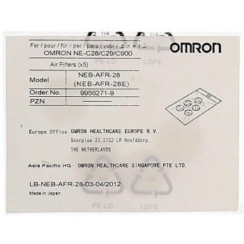 OMRON 5 Stück Luftfilter für Vernebler C28P/C29