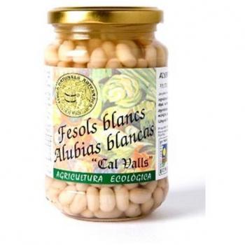 Alubias blancas cocidas bio Cal Valls 220 gramos