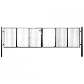 Cancello Zinghiale 400x125 cm – grigio – recinzione esterna