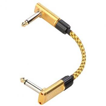Vintage Tweed Flat Patch Cable by Rockboard