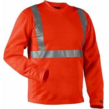 Krähe Blaklader Sicherheitsshirt UV Langarm Orange S
