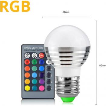 Bluetooth RGB LED Night Light Bulb