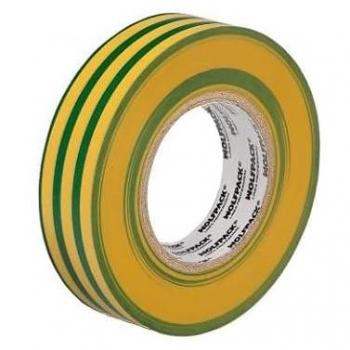 Cinta Aislante Multicolor (Amarilla/Verde) – 0.13 mm, 19 mm, 25 m