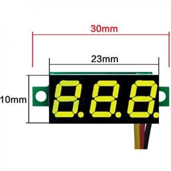 Mini Pantalla Digital 0,28” CC 0‑100 V – Voltímetro Preciso