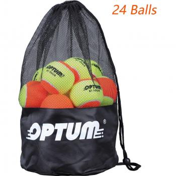 OPTUM BT-TOUR Beach Tennis Balls 50% Pressure with Mesh Shoulder Bag